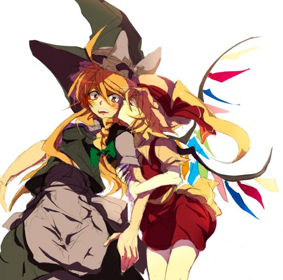 Flandre Scarlet Marisa Kirisame Anime Touhou Image