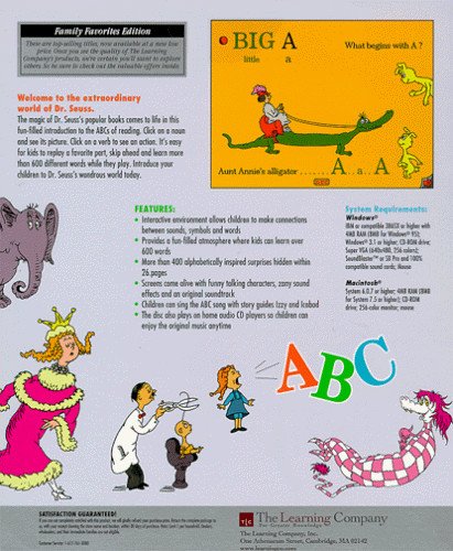 video game Living Books - Dr. Seuss's ABC Image