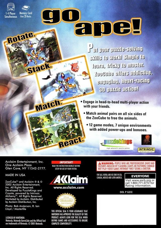 video game ZooCube Image