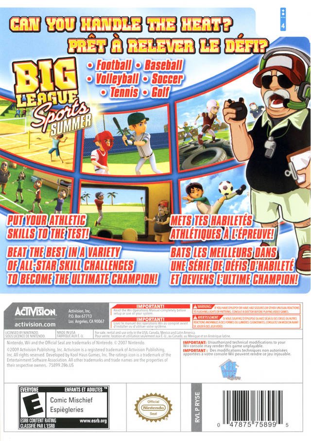 video game Big League Sports: Summer Image