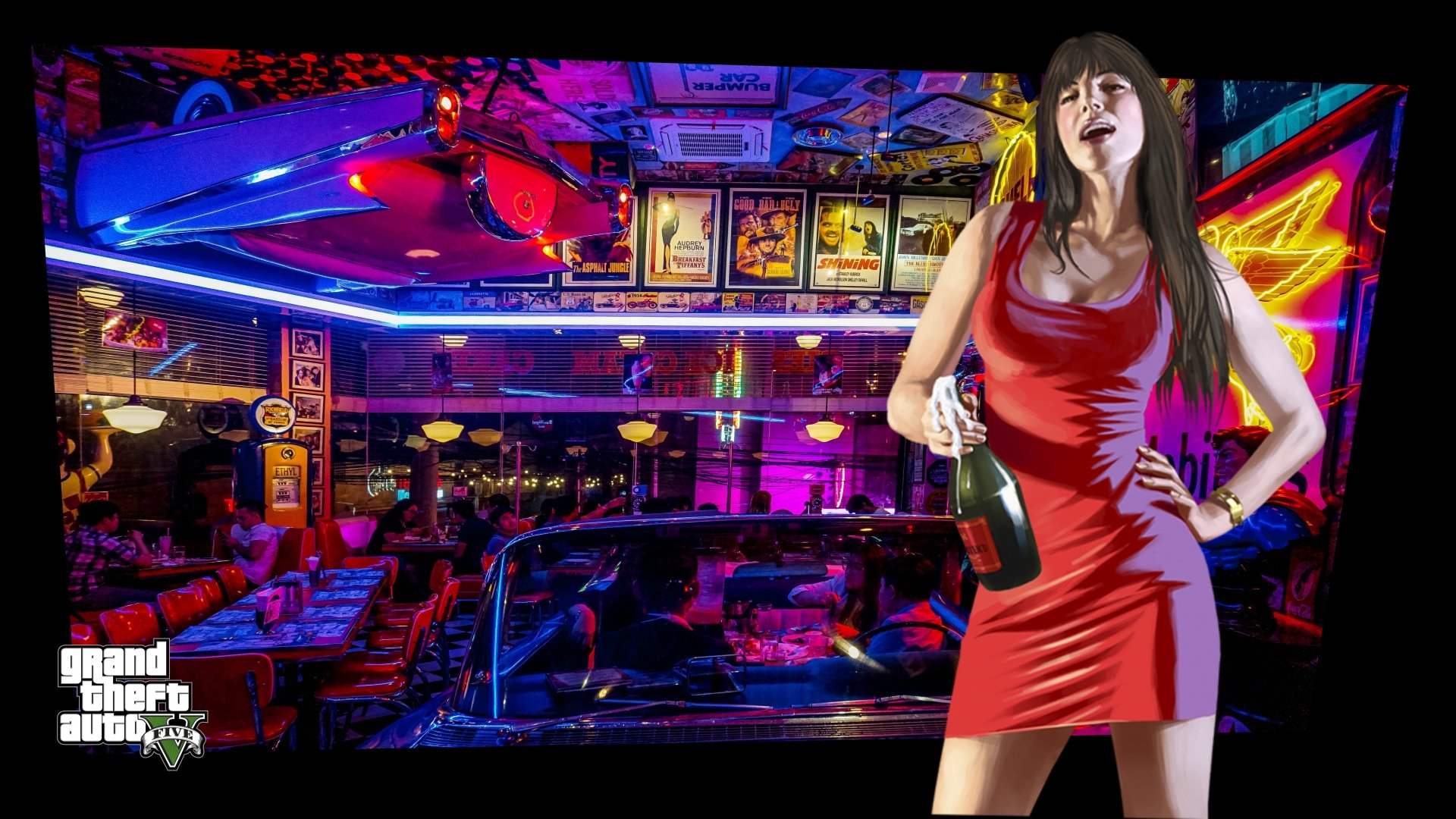 people nightclub video game Grand Theft Auto V Image