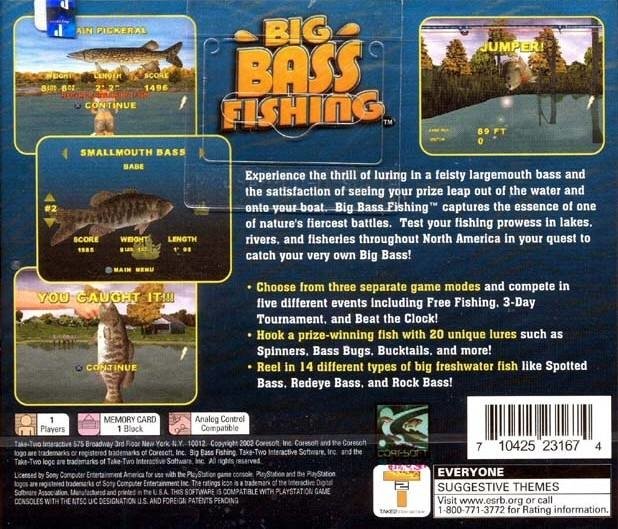 video game Big Bass Fishing Image