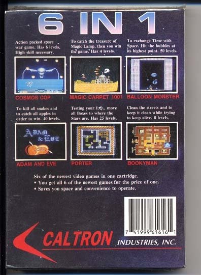 video game Caltron 6 in 1 Image