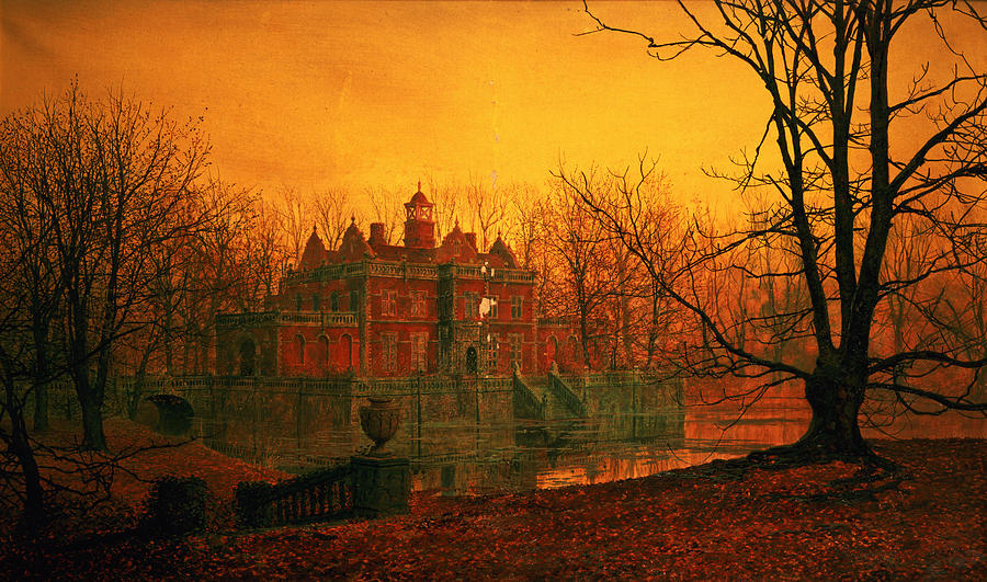 The Haunted House by John Atkinson Grimshaw