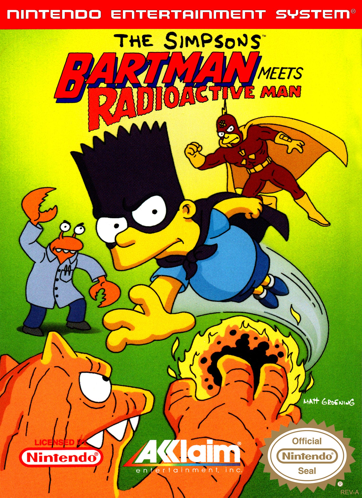 video game The Simpsons: Bartman Meets Radioactive Man Image