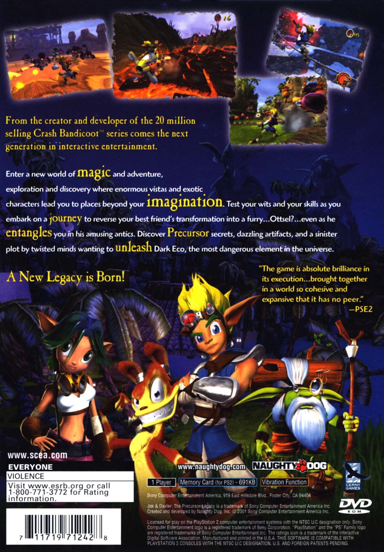 video game Jak and Daxter: The Precursor Legacy Image