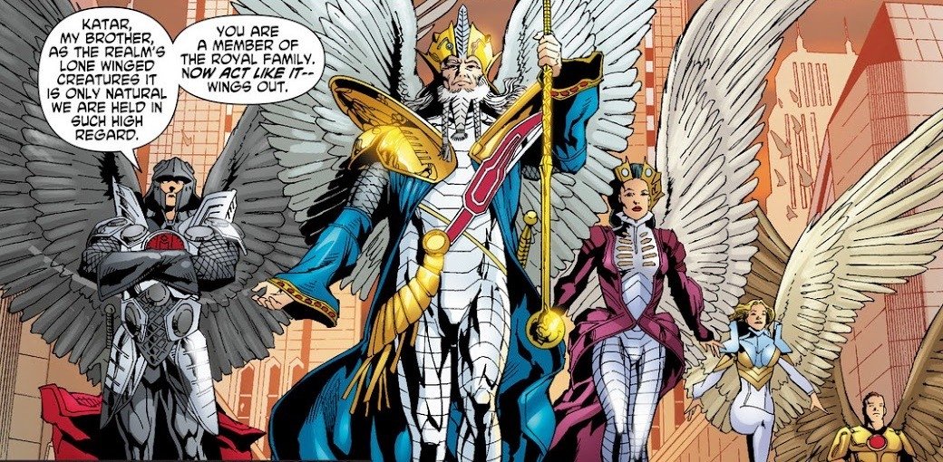 Katar Hol wings DC Comics Thanagarian Comic hawkman Image