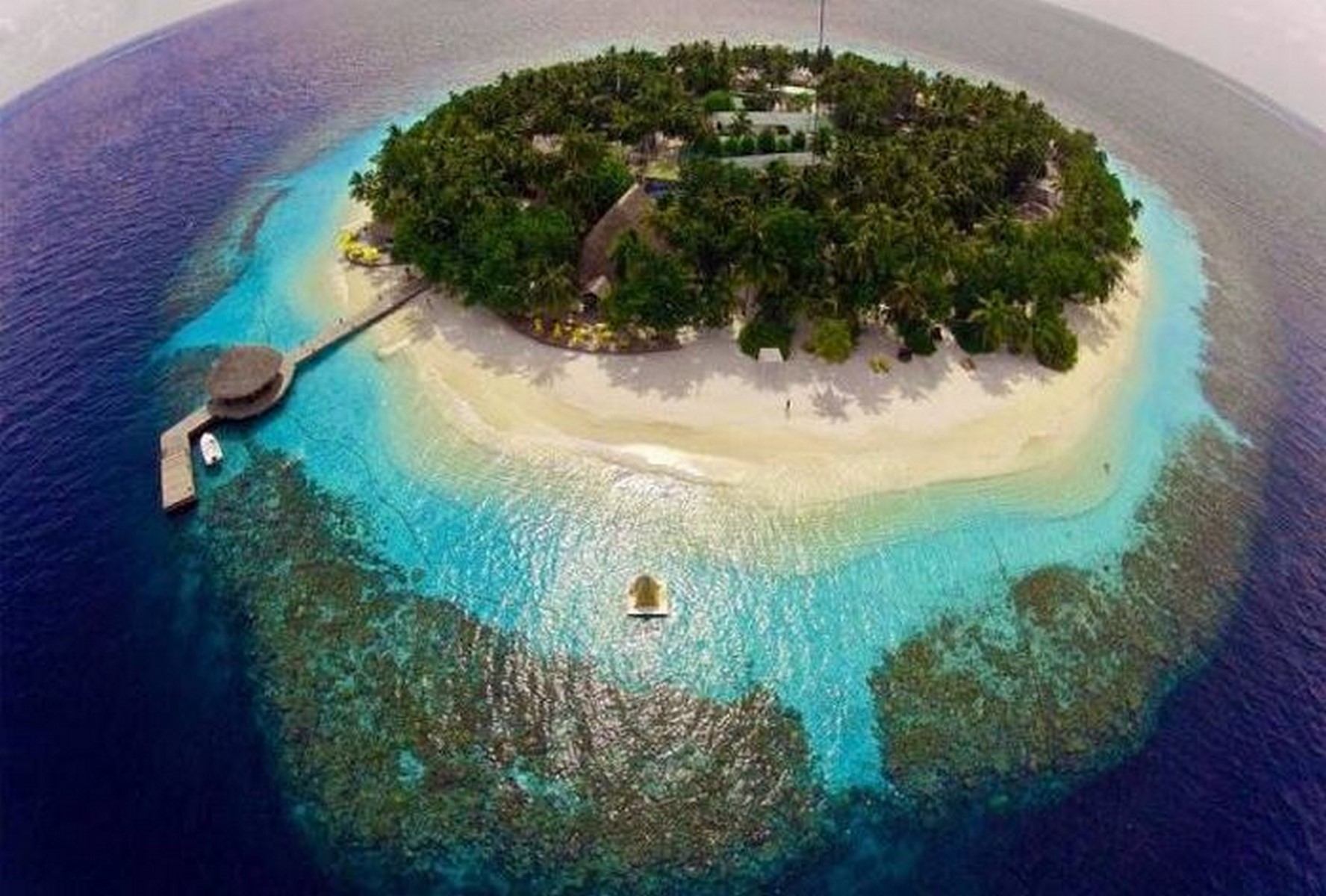 Мальдивы Вид Сверху