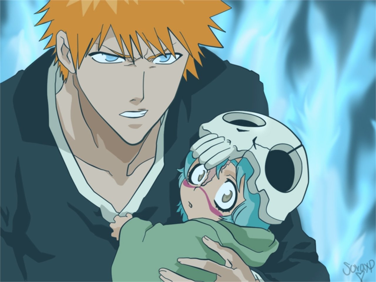 Nel Tu Ichigo Kurosaki Anime Bleach Image