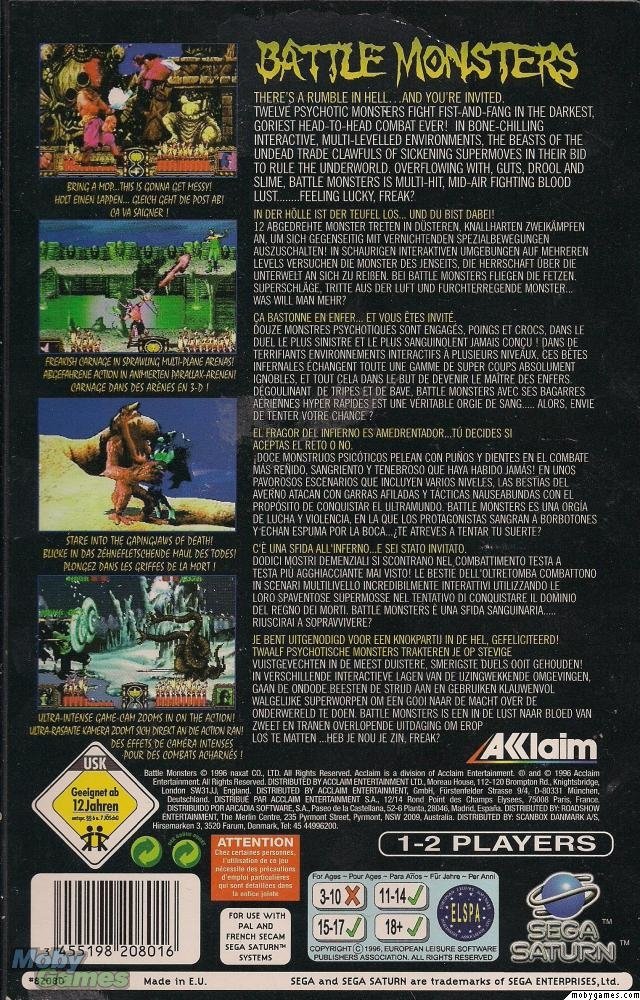 video game Battle Monsters Image