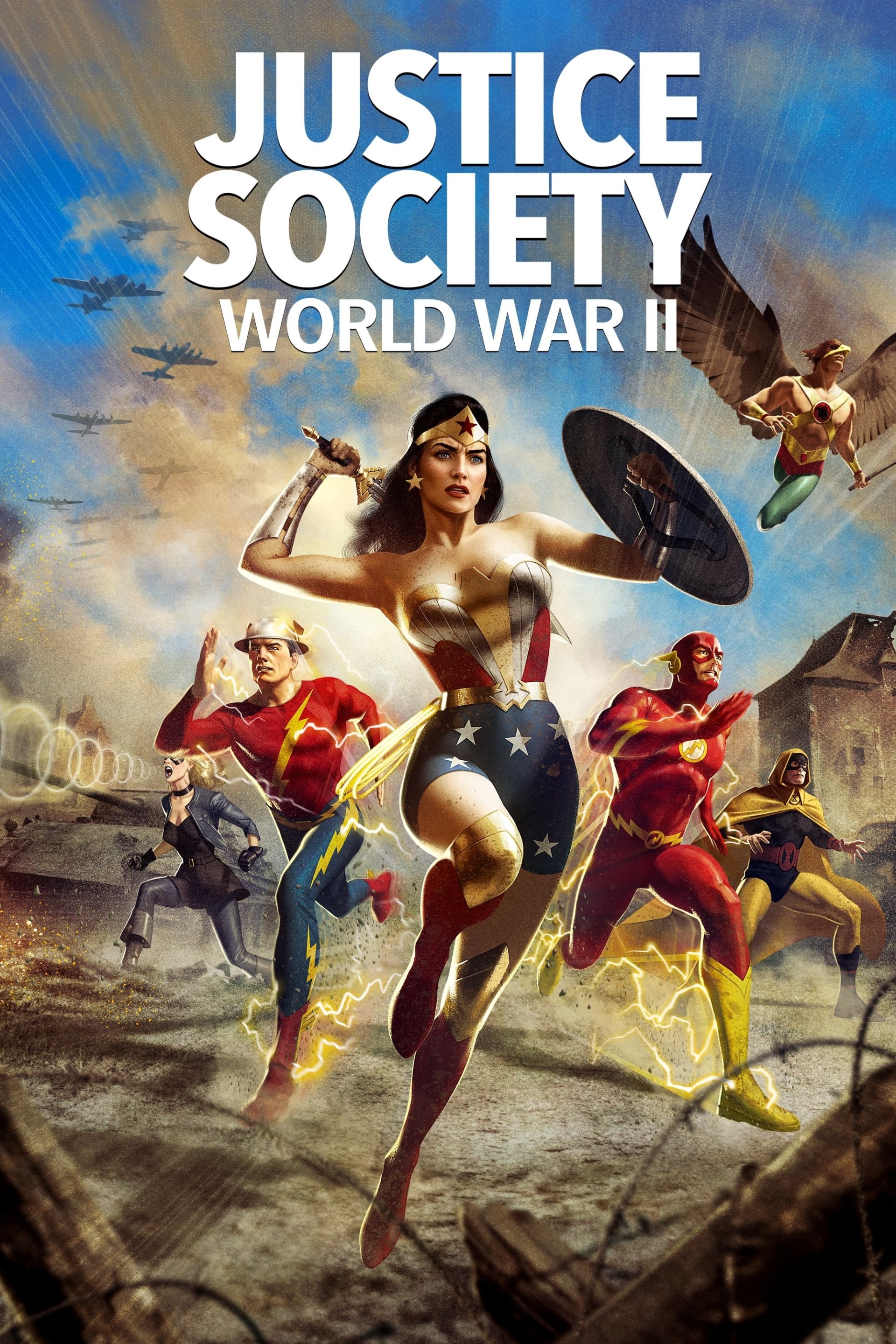 Download Black Canary Hourman (DC Comics) Jay Garrick Hawkman (DC Comics) Flash Wonder Woman Movie Justice Society: World War II Image