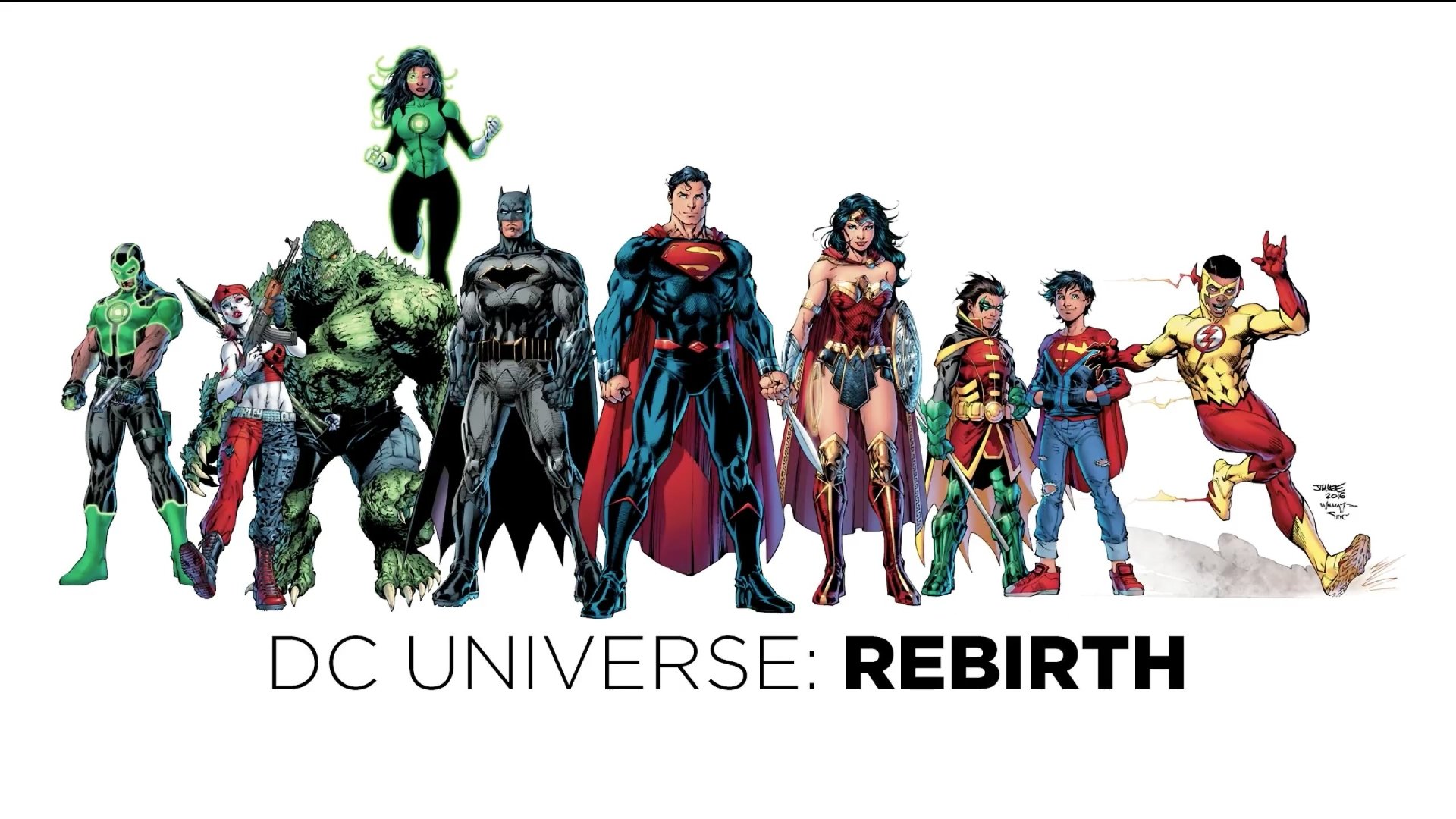 Harley Quinn Jessica Cruz (Green Lantern) Simon Baz Killer Croc Wallace West Kid Flash Green Lantern Superboy Robin (DC Comics) Jon Kent Damian Wayne Batman Wonder Woman Superman Comic DC Comics Image