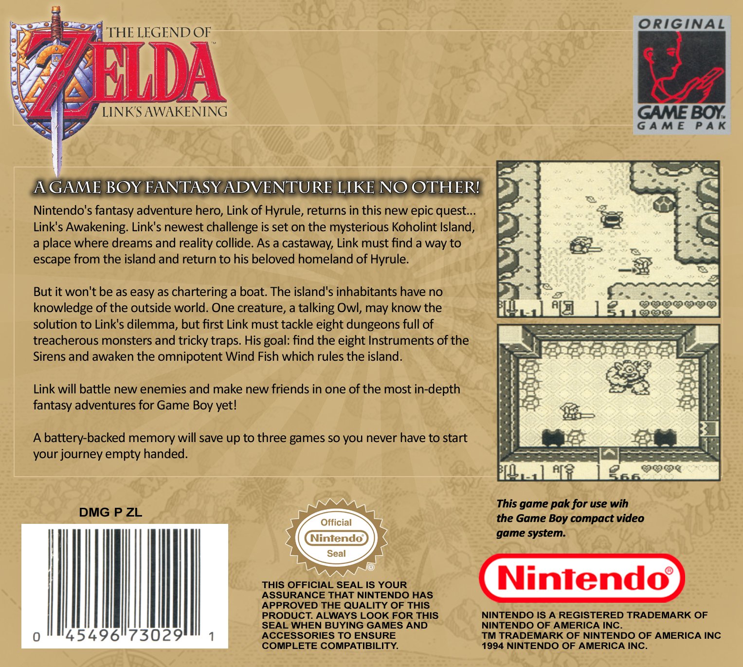 video game The Legend of Zelda: Link's Awakening Image