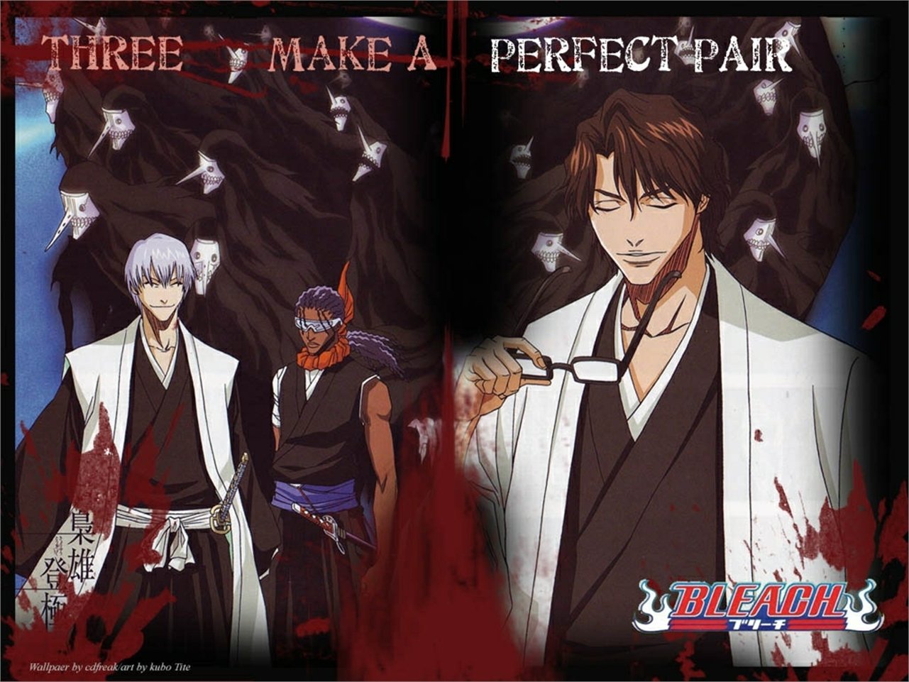 Gin Ichimaru Kaname Tosen Sōsuke Aizen Anime Bleach Image