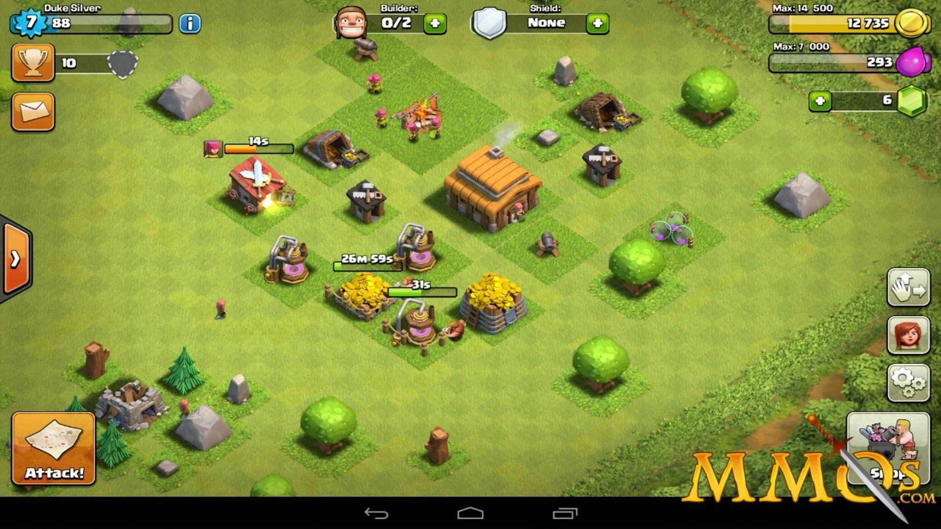 video game Clash of Clans strategy game village building mobile game Image