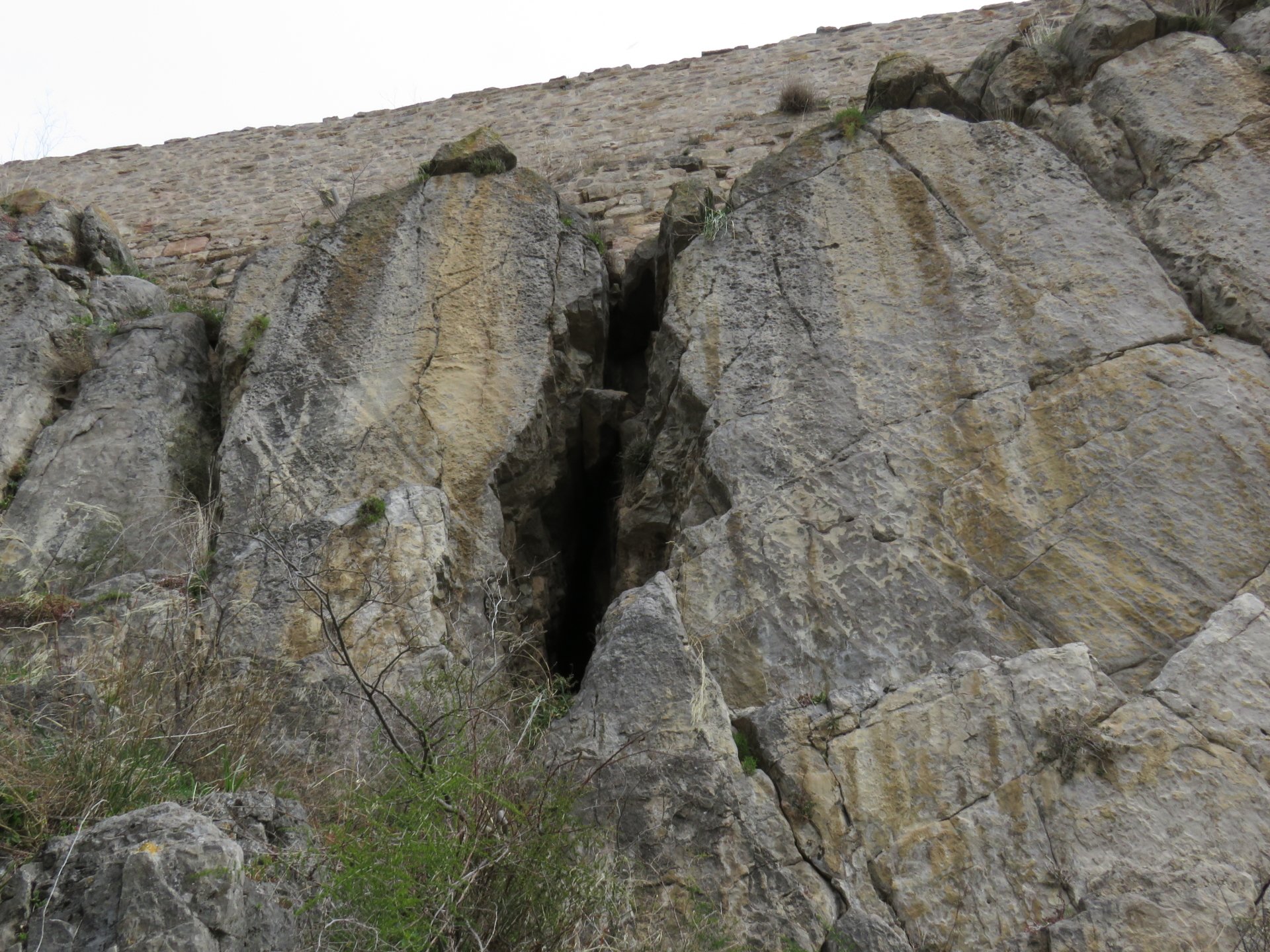  The base of a castle