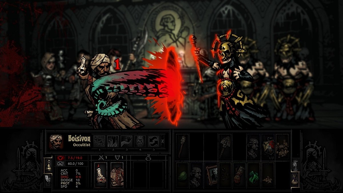 video game Darkest Dungeon Dark Fantasy turn-based strategy RPG Image