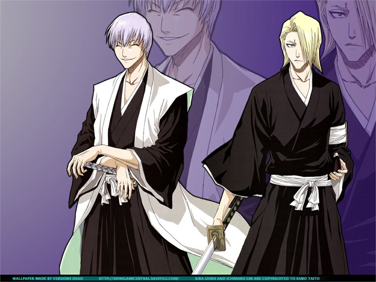 Izuru Kira Gin Ichimaru Anime Bleach Image