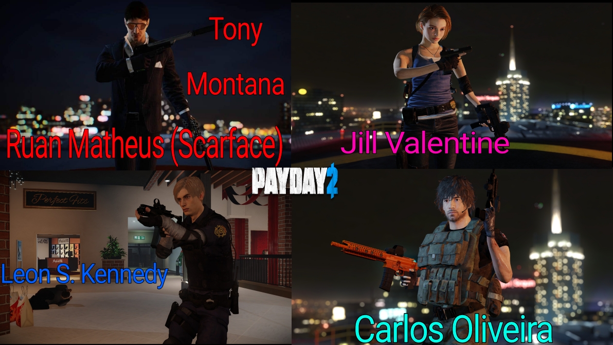 The Scarface Squad for the Payday 2021 Gang