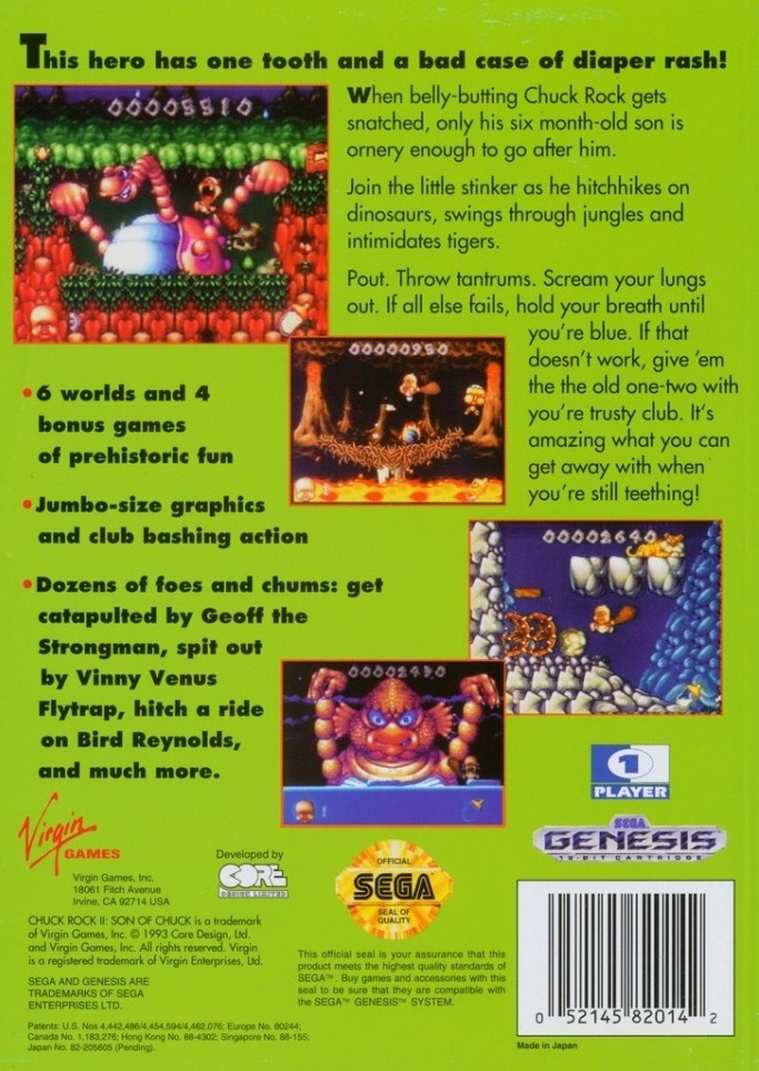 Download Video Game Chuck Rock II: Son Of Chuck Image