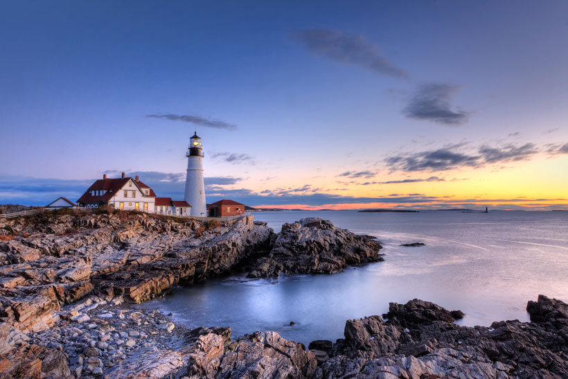 Porthead Lighthouse in Maine