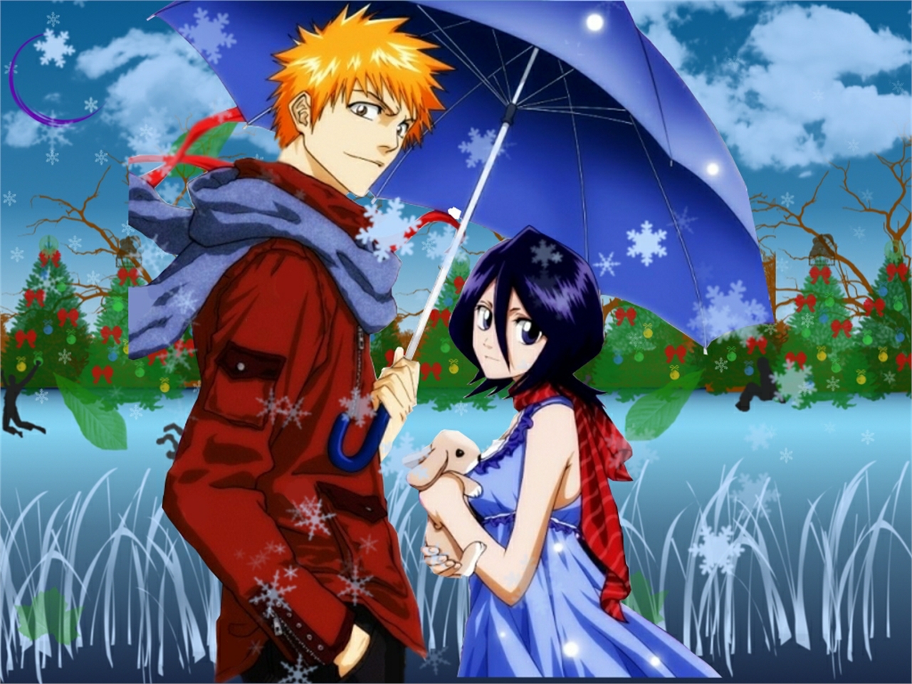 Renji Abarai & Rukia <b>Kuchiki</b>.