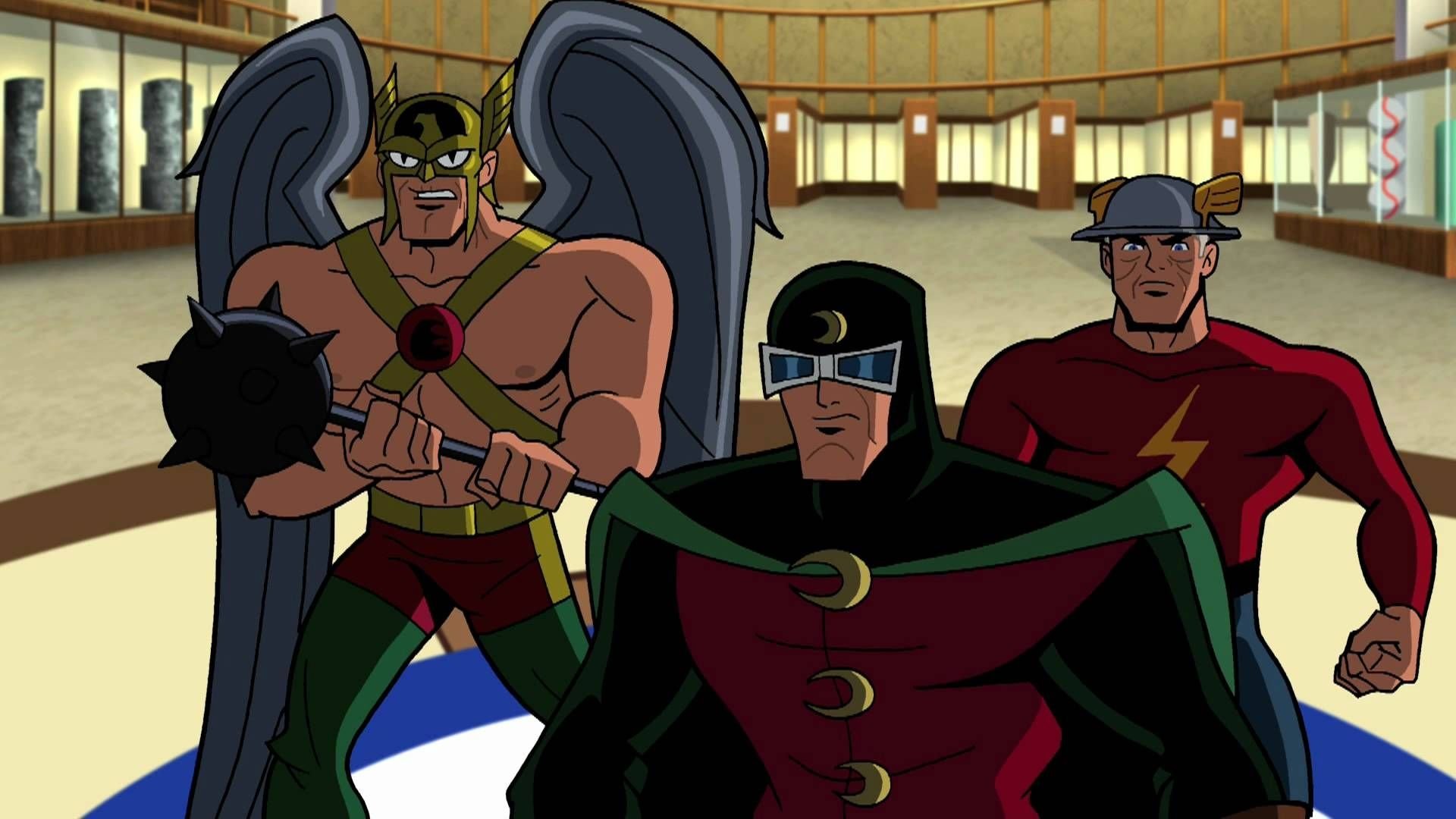 Justice Society of America Jay Garrick Doctor Mid-Nite Flash Carter Hall Hawkman (DC Comics) TV Show Batman: The Brave and the Bold Image