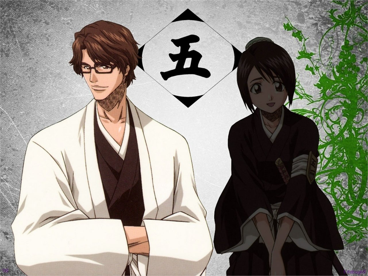 Sōsuke Aizen Momo Hinamori Anime Bleach Image