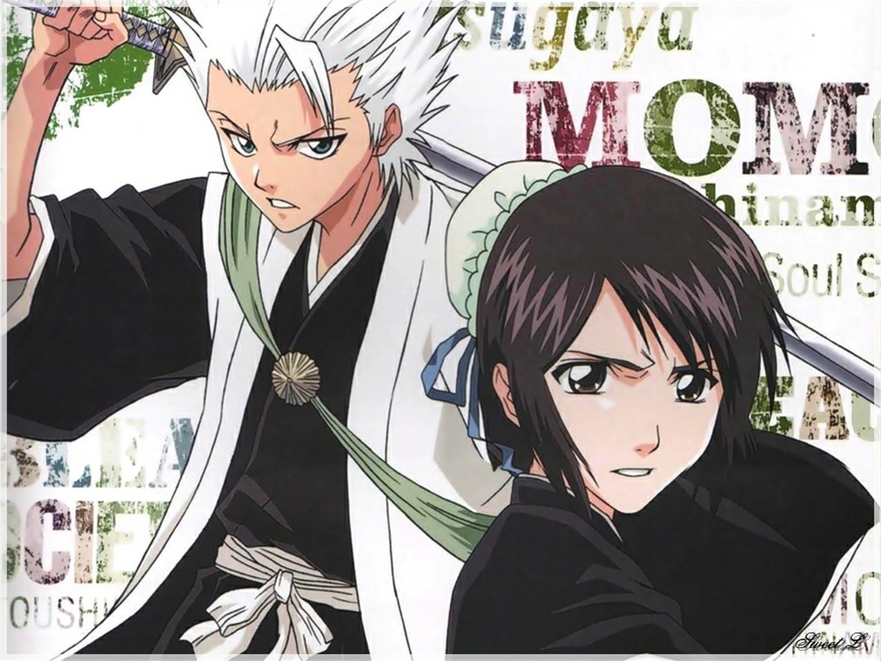 Momo Hinamori Tōshirō Hitsugaya Anime Bleach Image