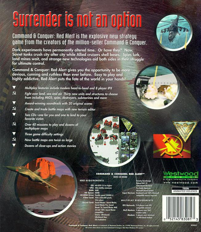 video game Command & Conquer: Red Alert Image