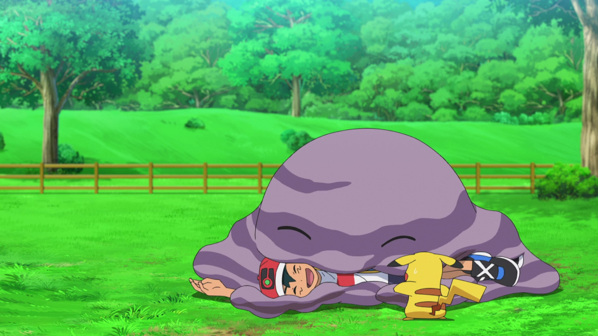 Pikachu Muk (Pokémon) Ash Ketchum Anime Pokemon Image