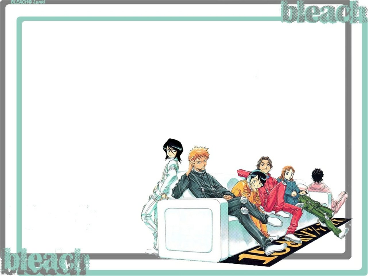 Keigo Asano Mizuiro Kojima Rukia Kuchiki Yasutora Sado Orihime Inoue Ichigo Kurosaki Anime Bleach Image