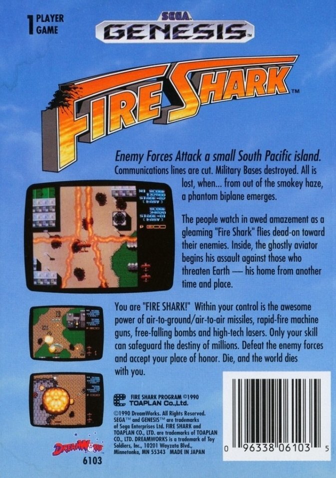 video game Fire Shark Image