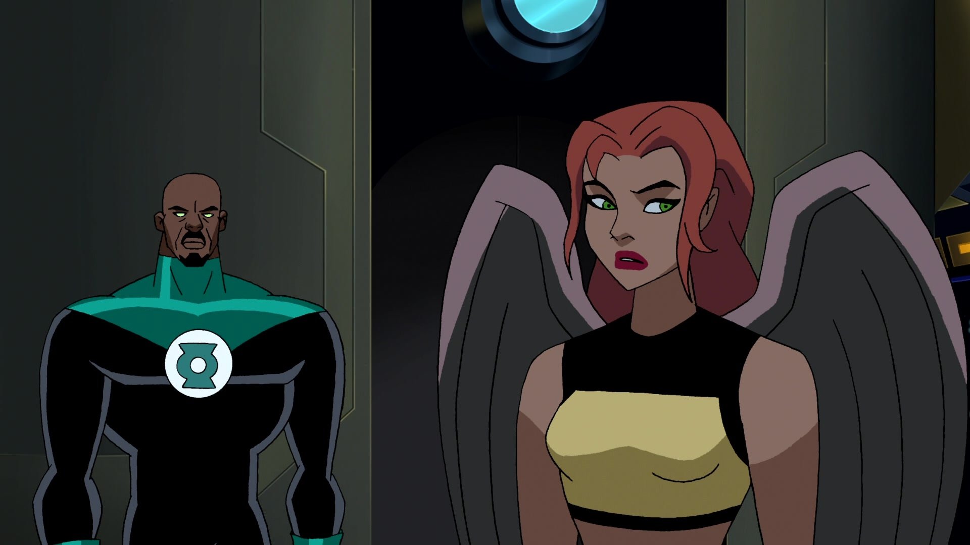 Shayera Hol John Stewart (Green Lantern) Hawkgirl (DC Comics) Green Lantern TV Show Justice League Unlimited Image