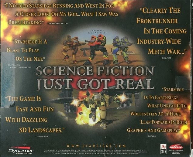 video game Starsiege Image