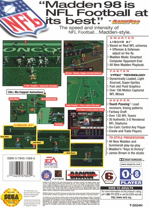 Madden Nfl 98