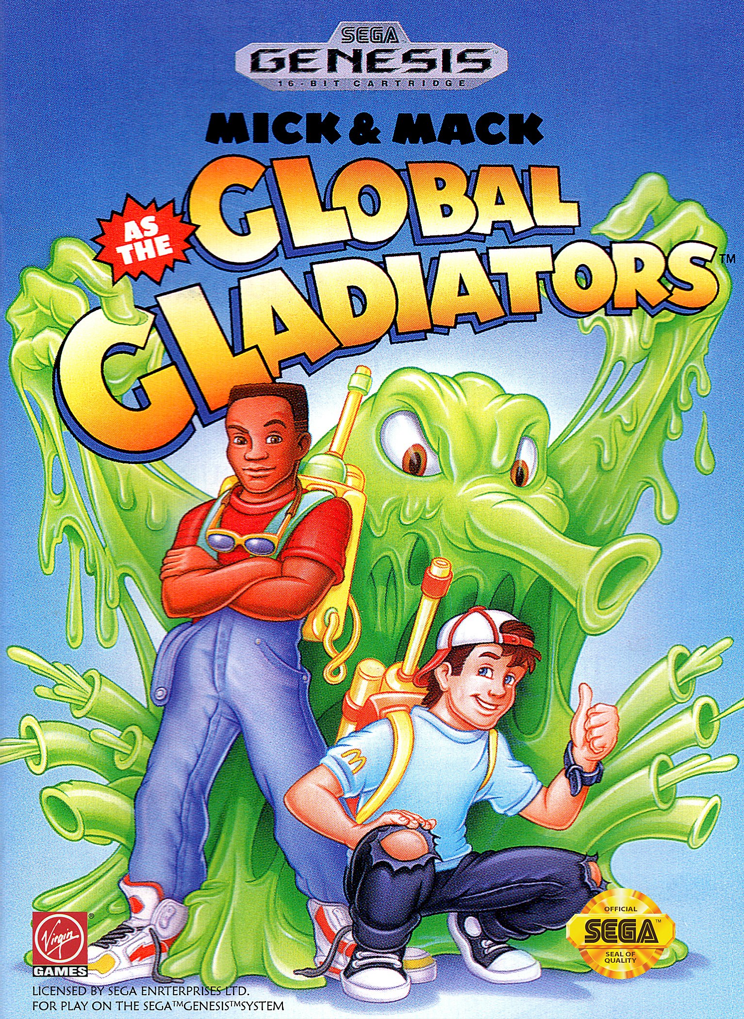 video game Mick & Mack as the Global Gladiators Image
