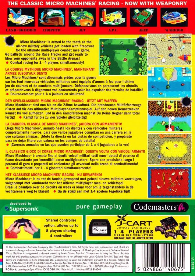 video game Micro Machines Military - It's A Blast! Image