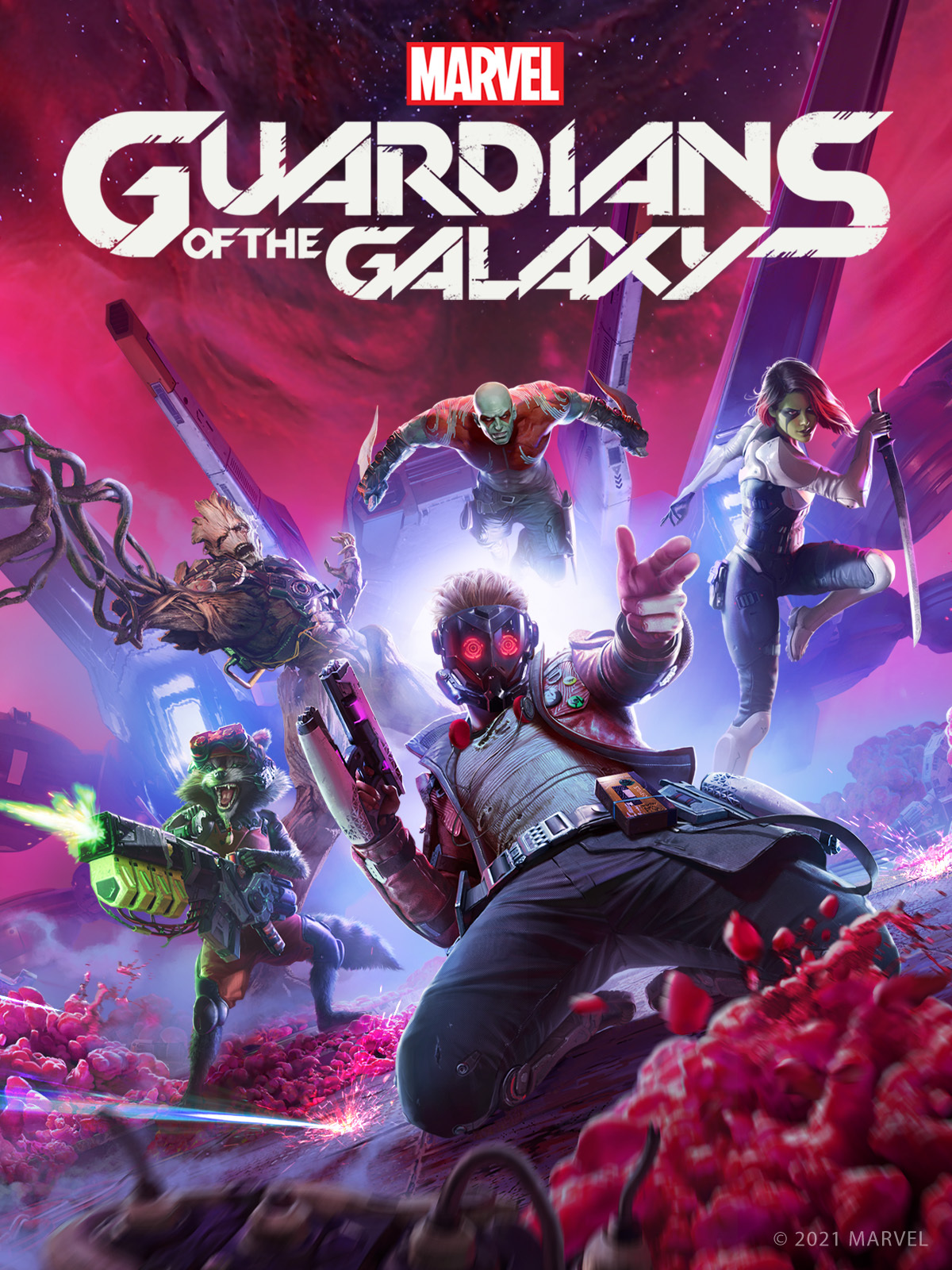 Marvel's Guardians Of The Galaxy Video Game Box Art - ID: 455061