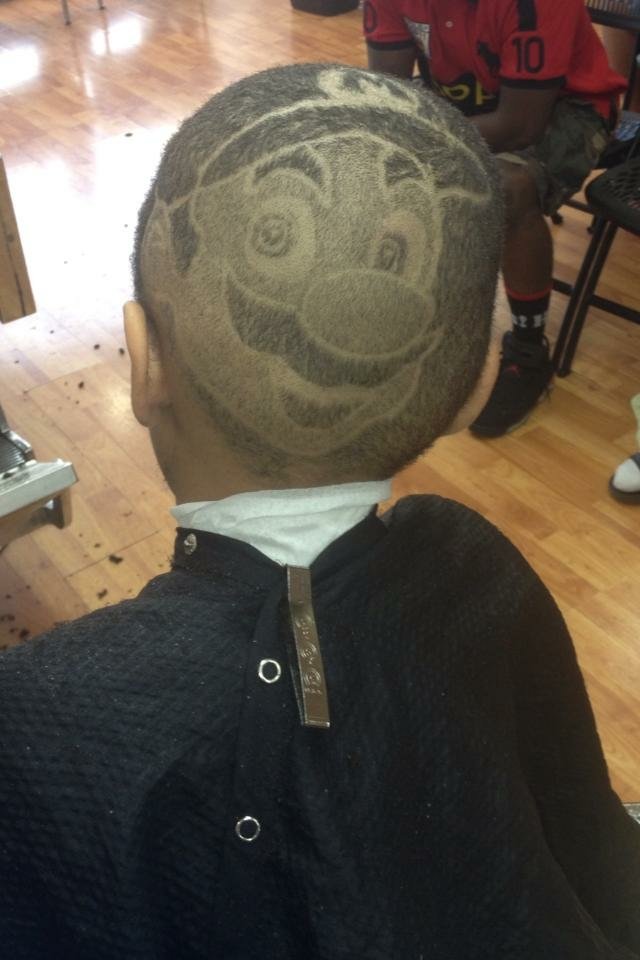 video game Mario haircut hairstyle barber Image