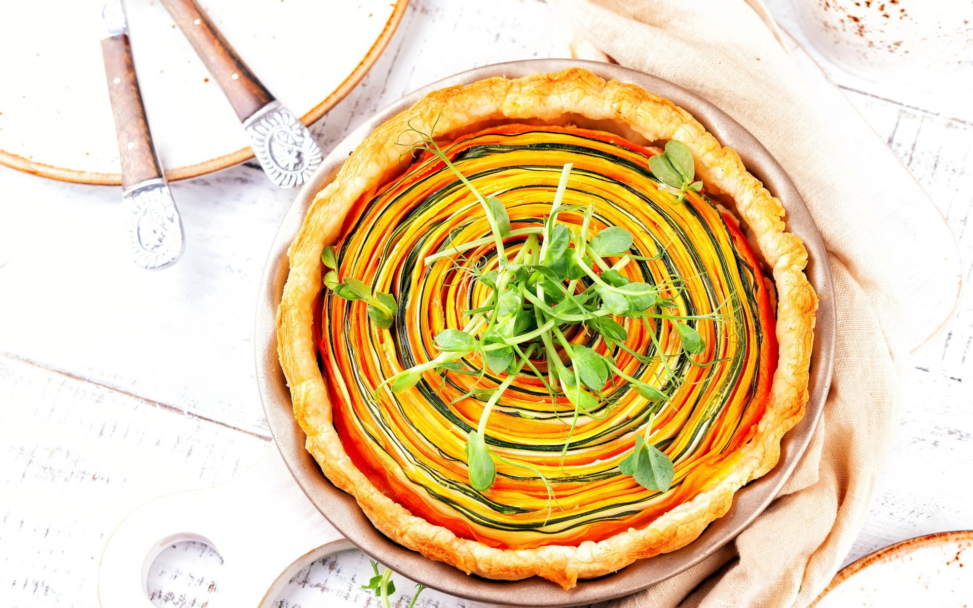  Summer Spiral Vegetable Tart