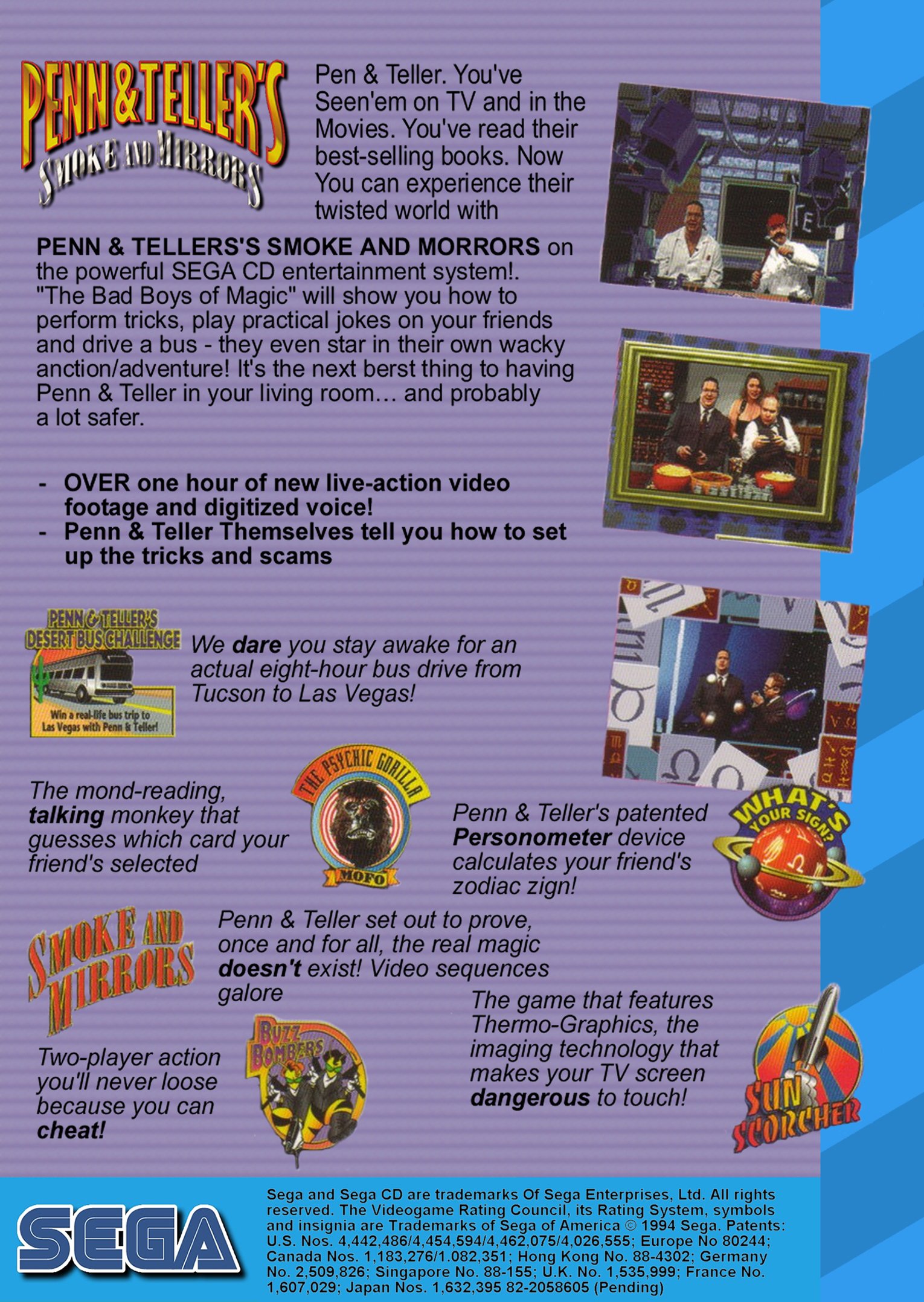 video game Penn & Teller's Smoke and Mirrors Image