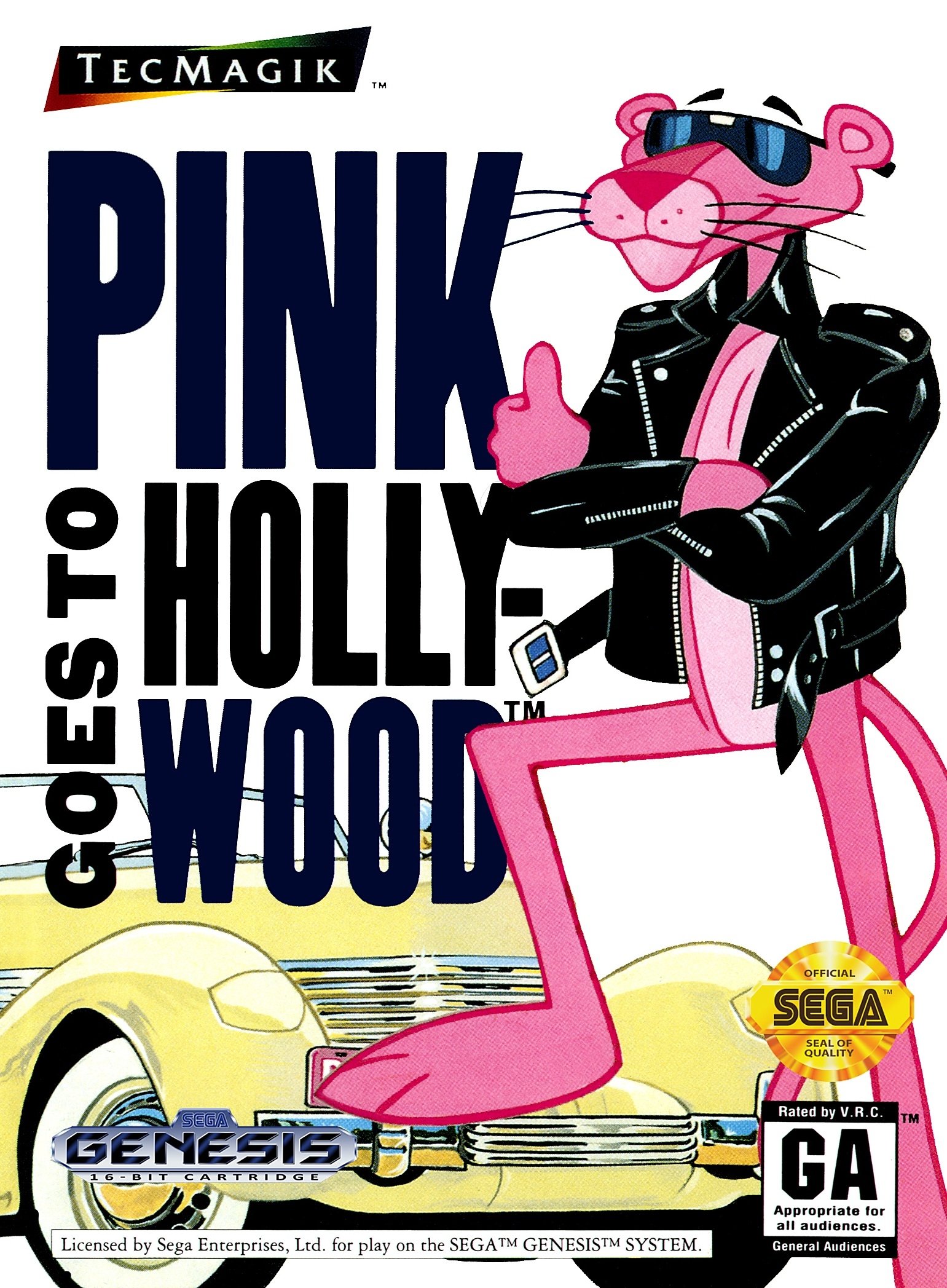 video game Pink Goes to Hollywood Image