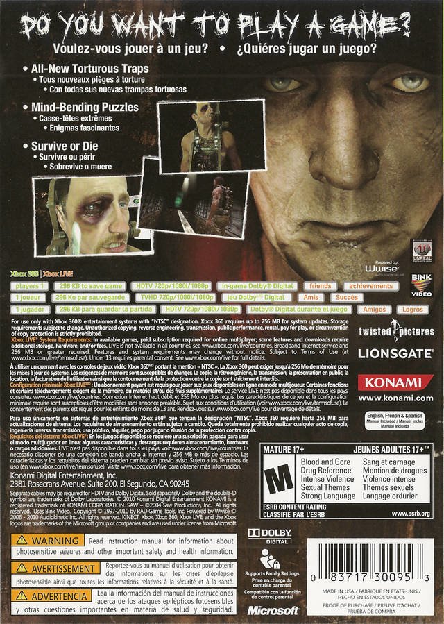 video game saw II Image