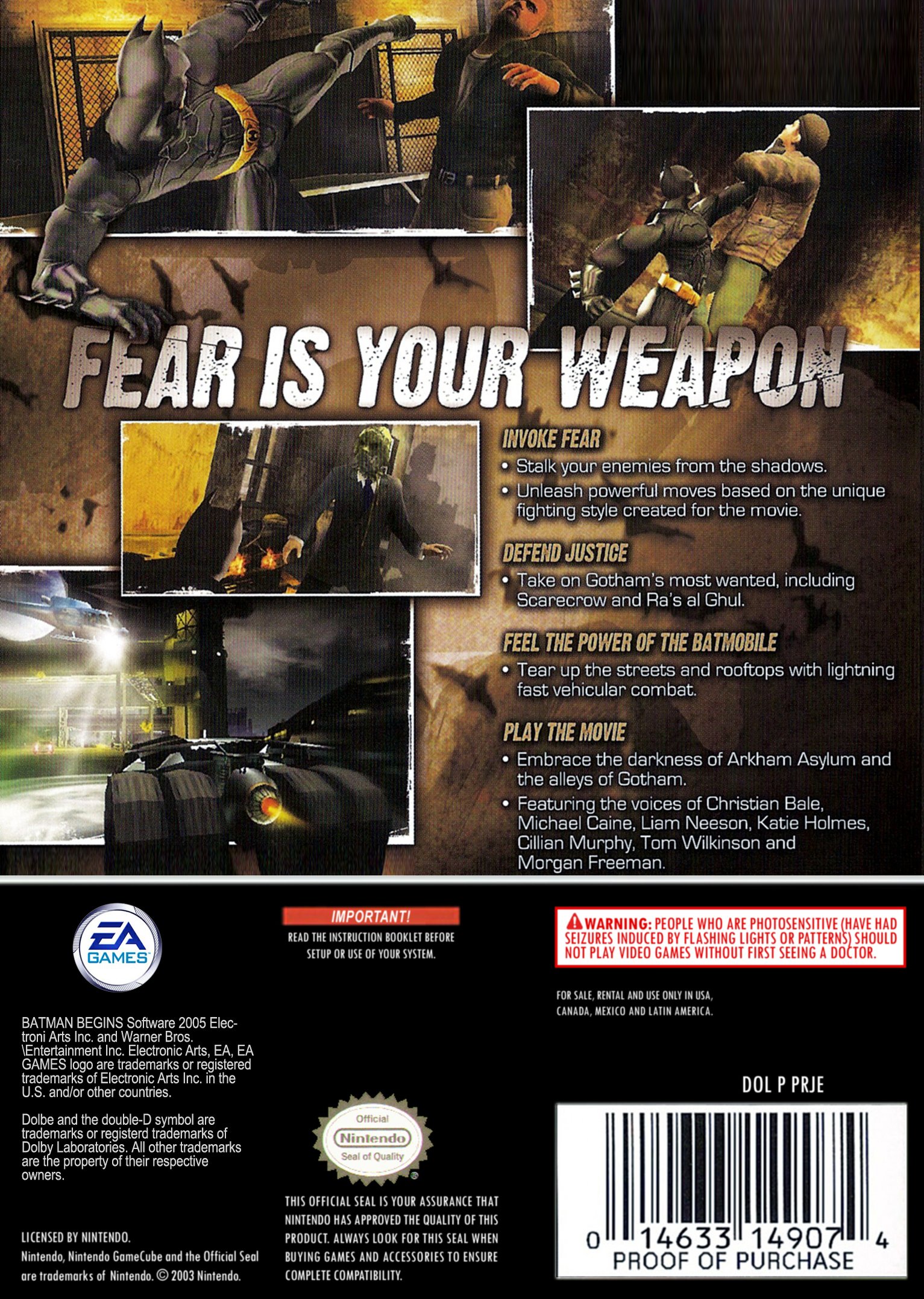 video game Batman Begins Image