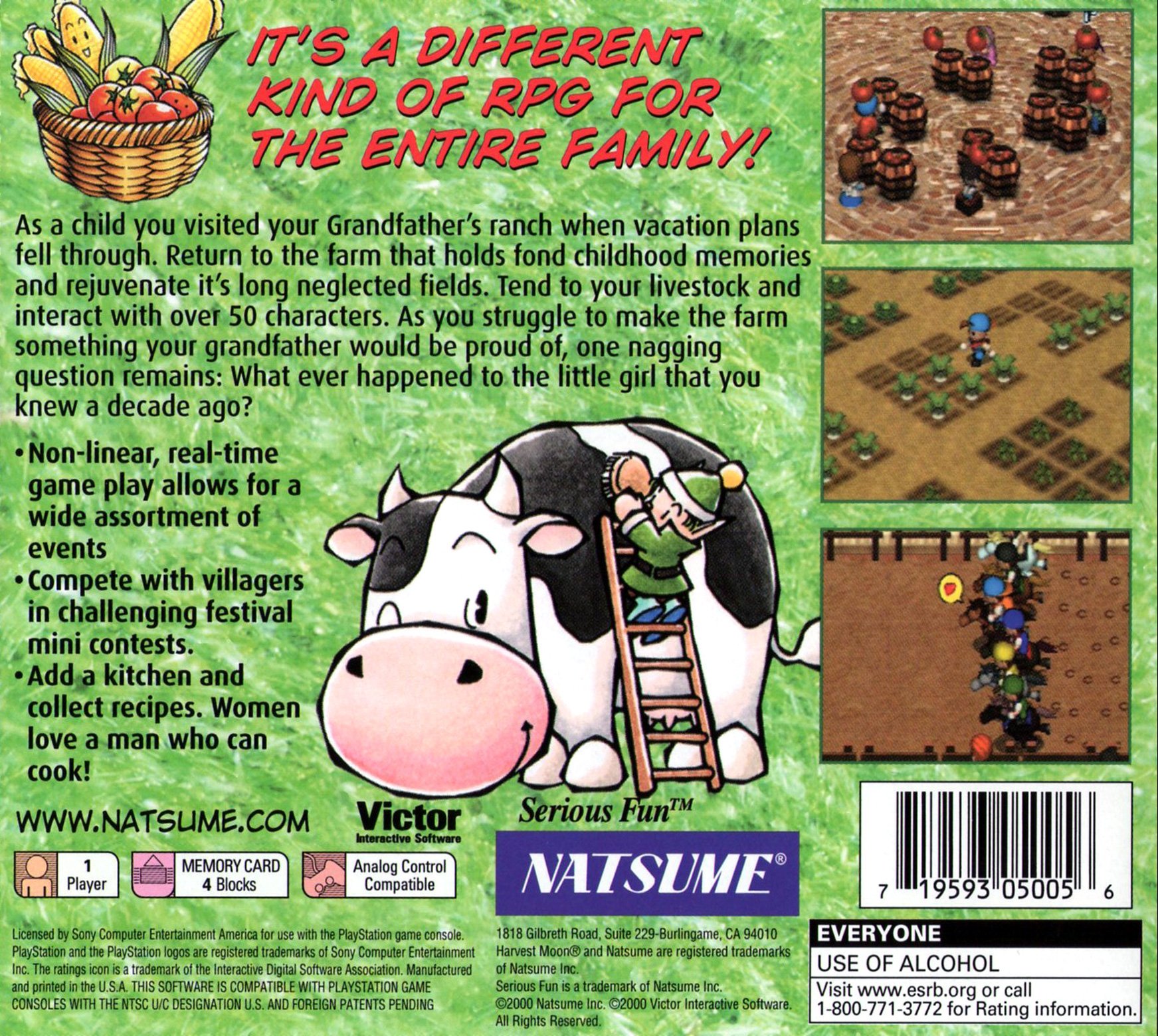 video game Harvest Moon: Back to Nature Image