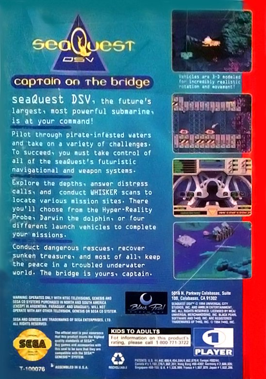 video game SeaQuest DSV Image