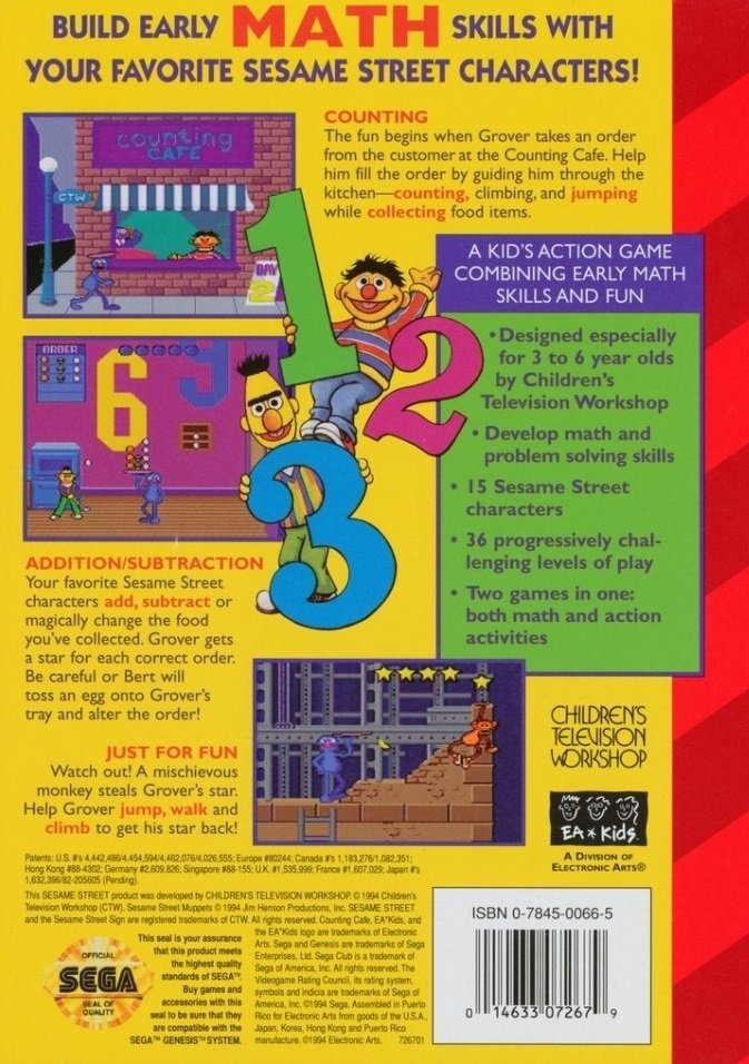 video game Sesame Street Counting Cafe Image