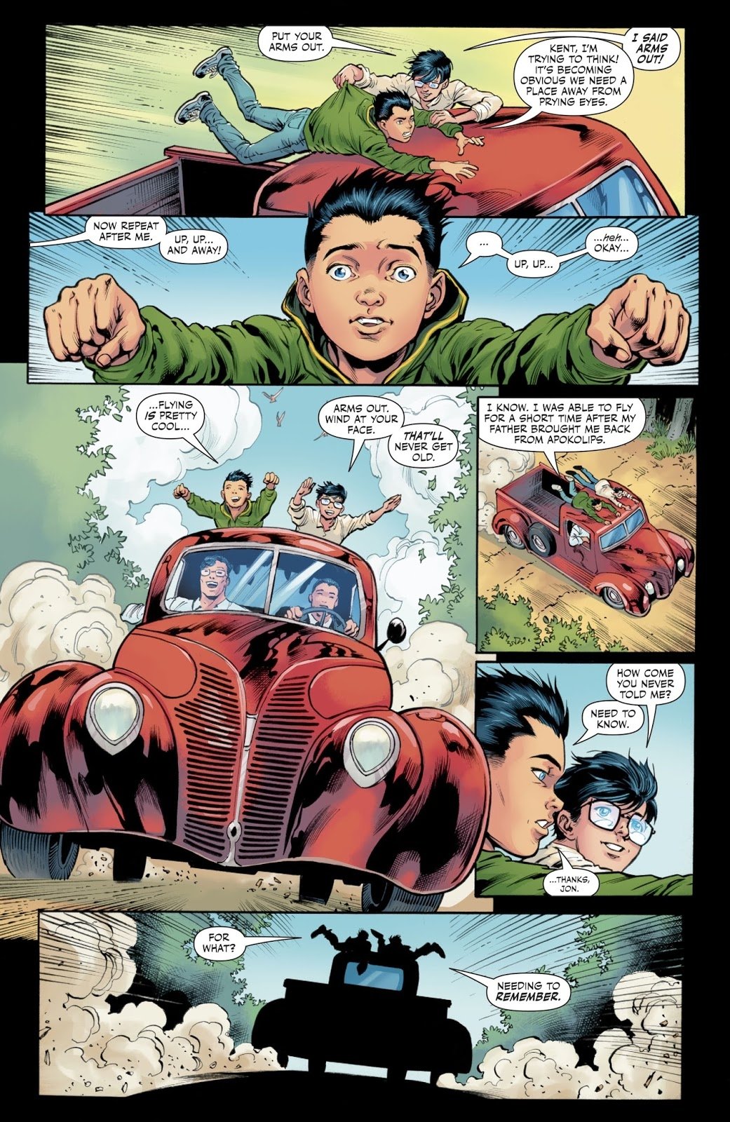 Clark Kent Bruce Wayne Damian Wayne Jon Kent Comic Super-Sons Image