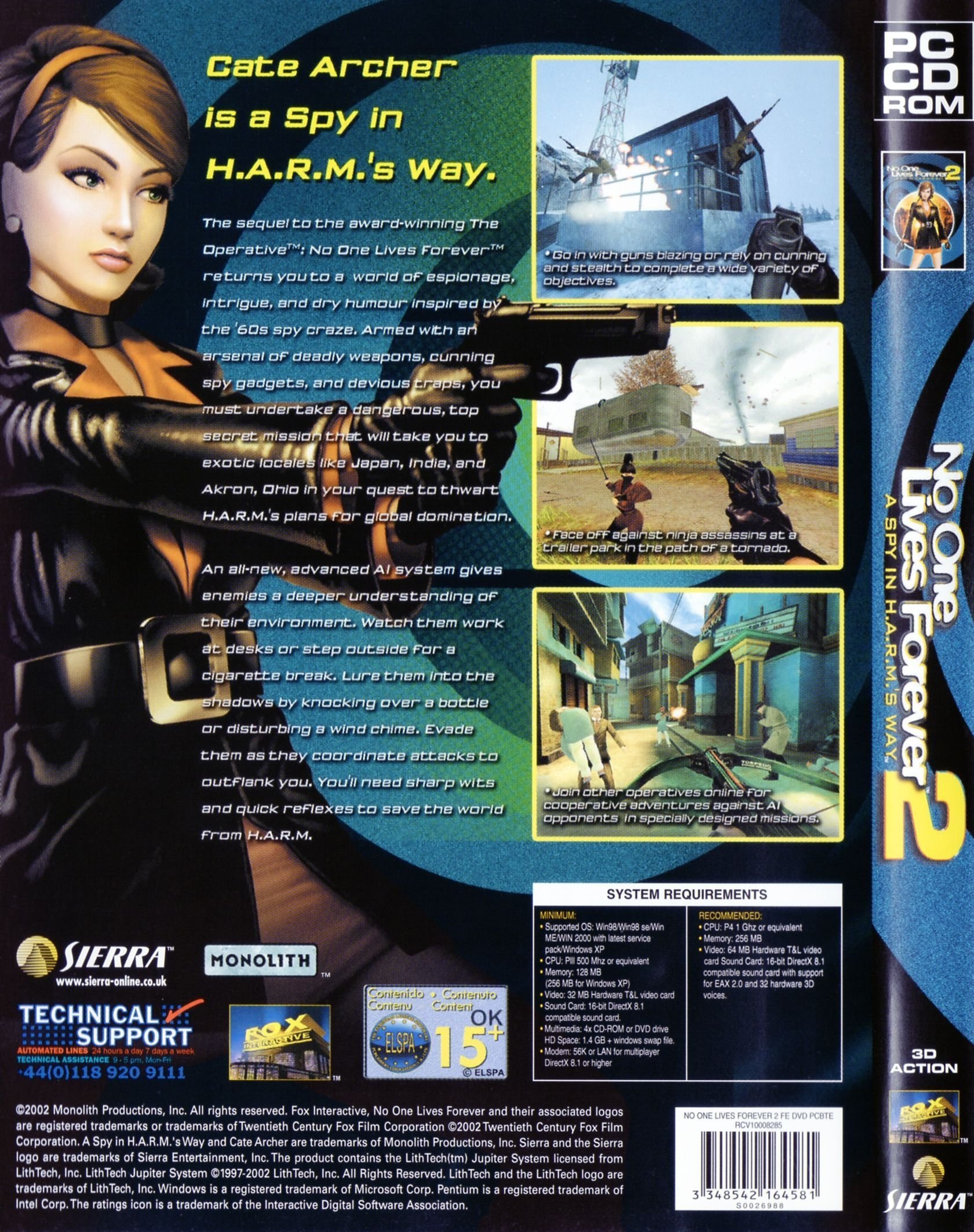 video game No One Lives Forever 2: A Spy in H.A.R.M.'s Way Image